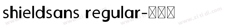 shieldsans regular字体转换